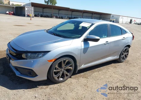 2020 Honda Civic Sport from USA, damaged, VIN 2HGFC2F84LH581255